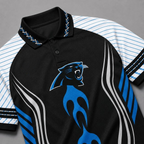 Carolina Panthers Graphic Raglan Polo Shirt