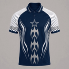 Dallas Cowboys Graphic Raglan Polo Shirt
