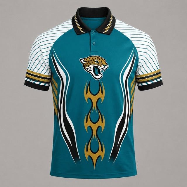 Jacksonville Jaguars Graphic Raglan Polo Shirt Main image
