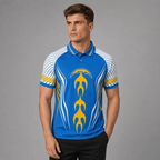 Los Angeles Chargers Graphic Raglan Polo Shirt