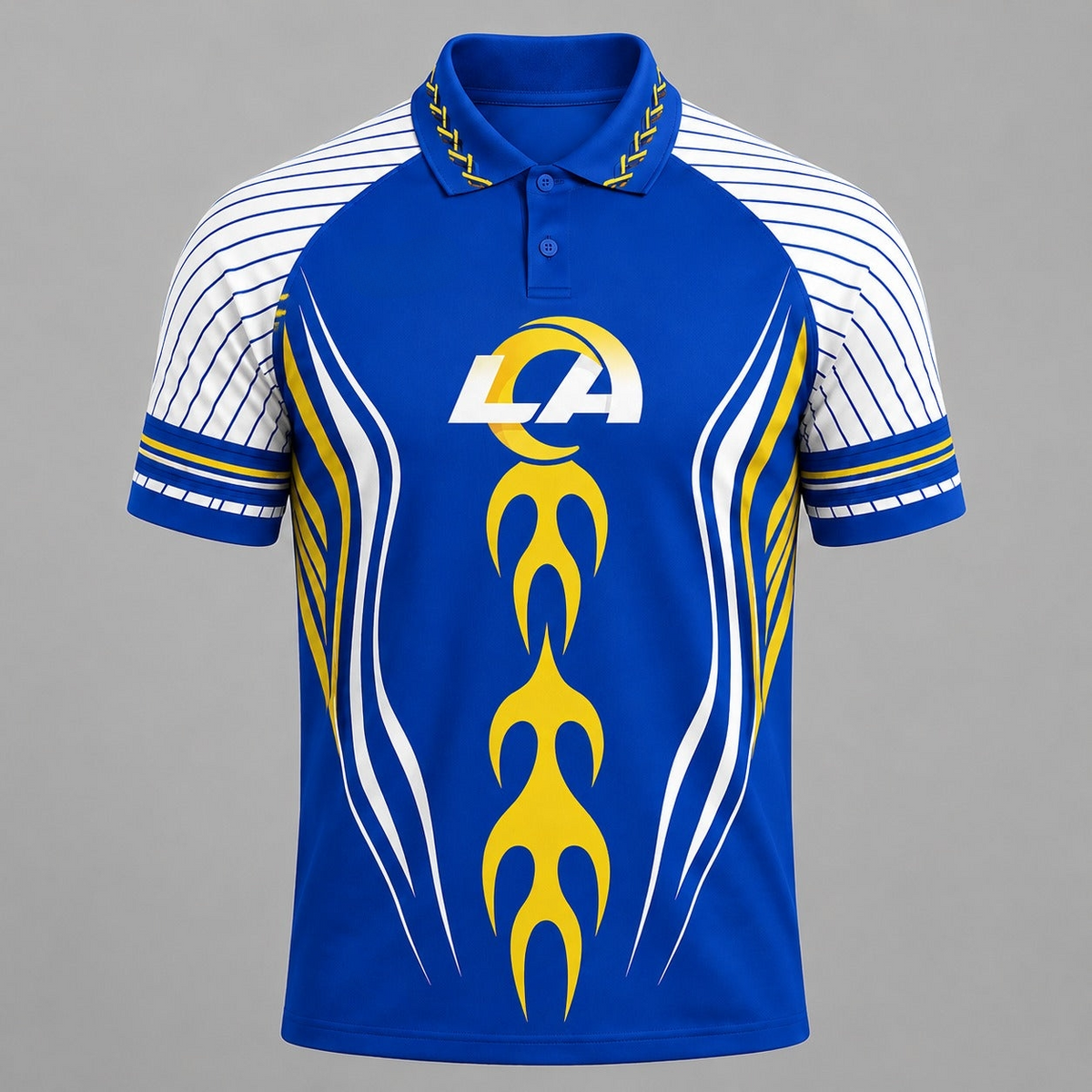 Los Angeles Rams Graphic Raglan Polo Shirt Main image