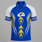 Los Angeles Rams Graphic Raglan Polo Shirt