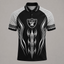 Las Vegas Raiders Graphic Raglan Polo Shirt