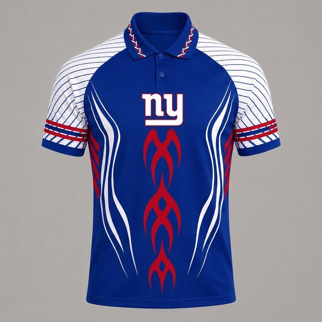 New York Giants Graphic Raglan Polo Shirt Main image