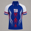 New York Giants Graphic Raglan Polo Shirt