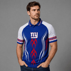 New York Giants Graphic Raglan Polo Shirt