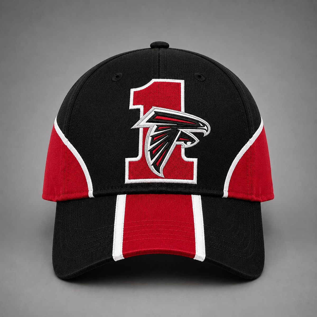 Atlanta Falcons #1 Team Logo Baseball Cap Main image