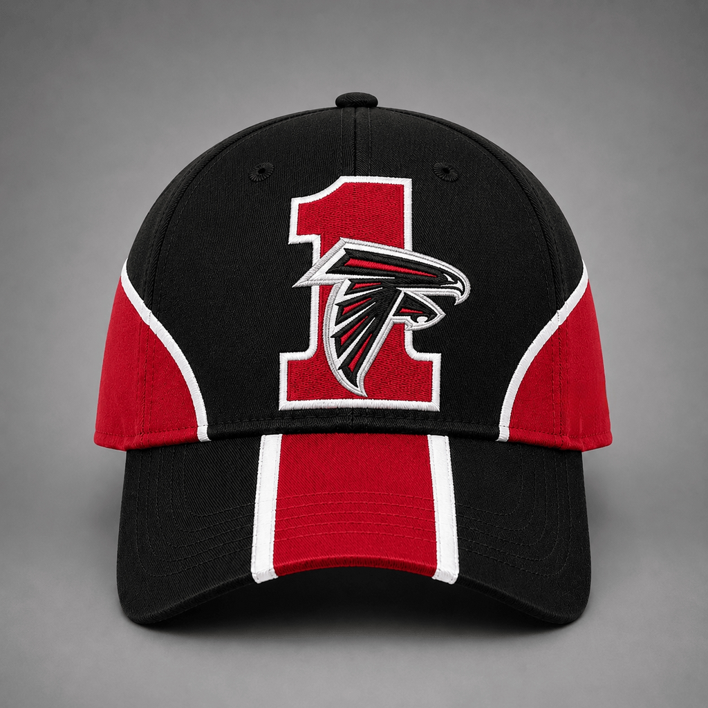 Atlanta Falcons #1 Team Logo Baseball Cap