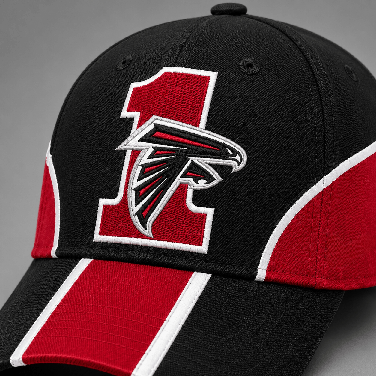 Atlanta Falcons #1 Team Logo Baseball Cap Secondary image