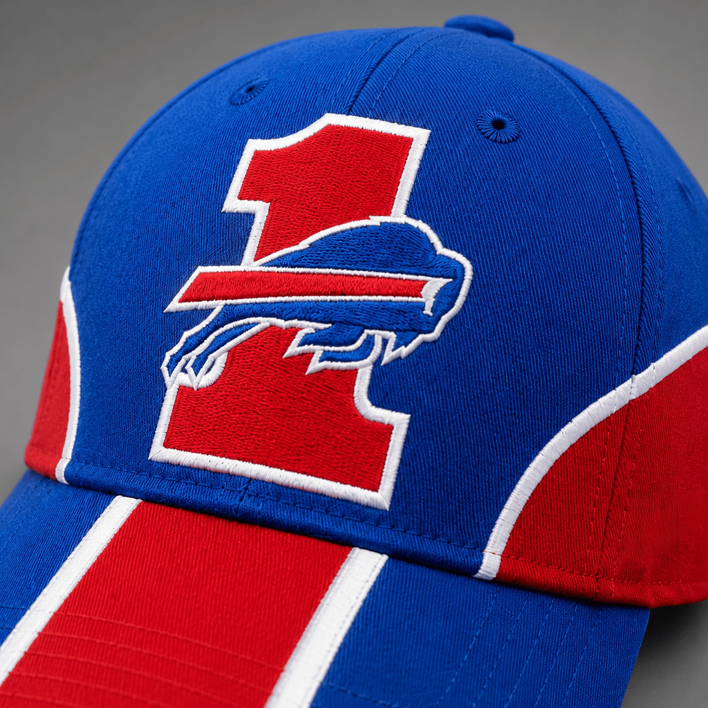 Buffalo Bills #1 Team Logo Baseball Cap