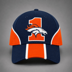 Denver Broncos #1 Team Logo Baseball Cap