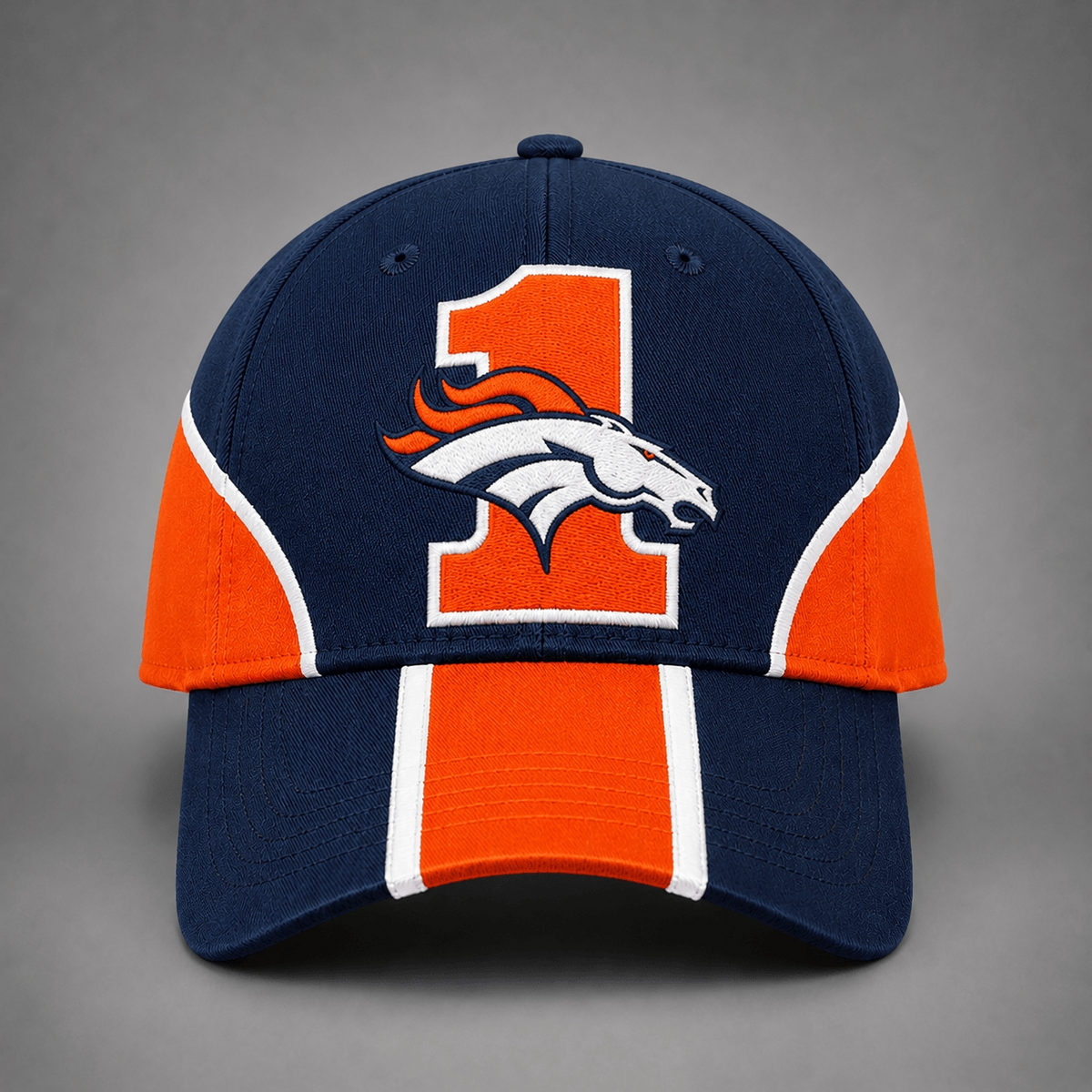 Denver Broncos #1 Team Logo Baseball Cap