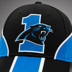 Color‑Block Carolina Panthers #1 Team Logo Baseball Cap