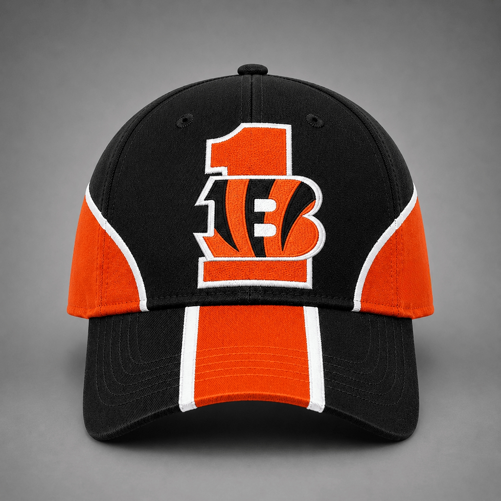 Cincinnati Bengals #1 Team Logo Baseball Cap