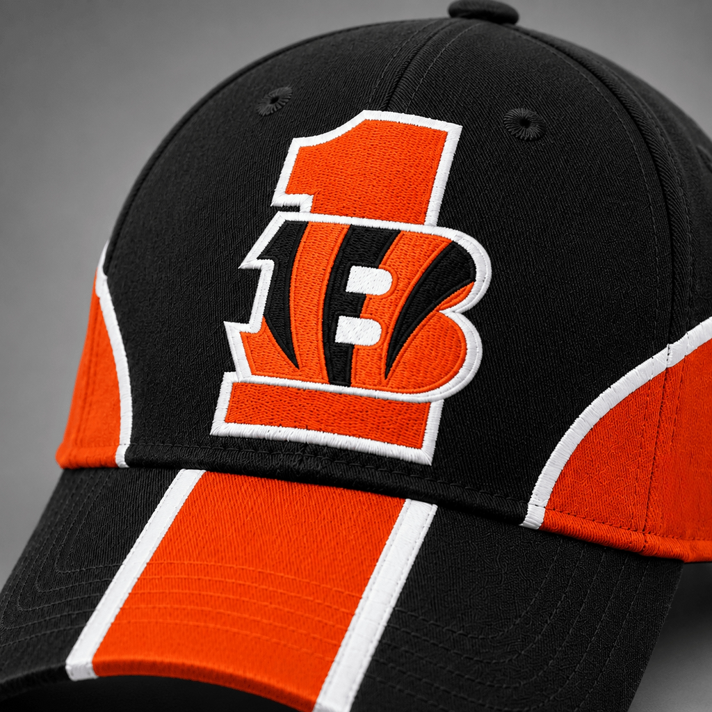 Cincinnati Bengals #1 Team Logo Baseball Cap