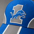 Detroit Lions #1 Team Logo Baseball Cap