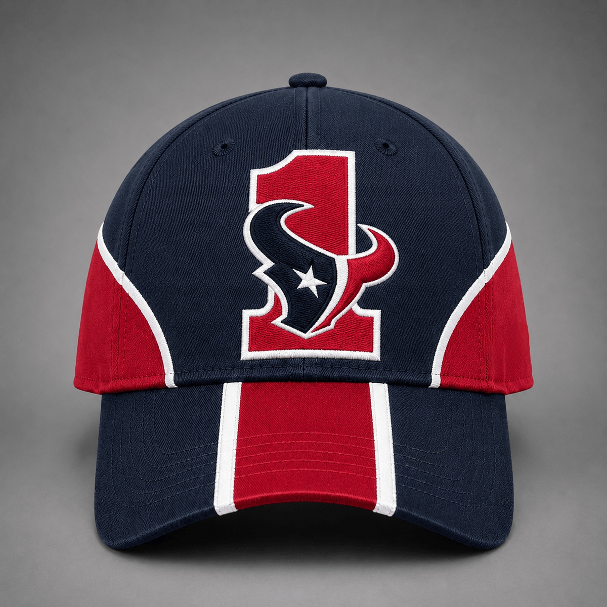 Houston Texans #1 Team Logo Baseball Cap