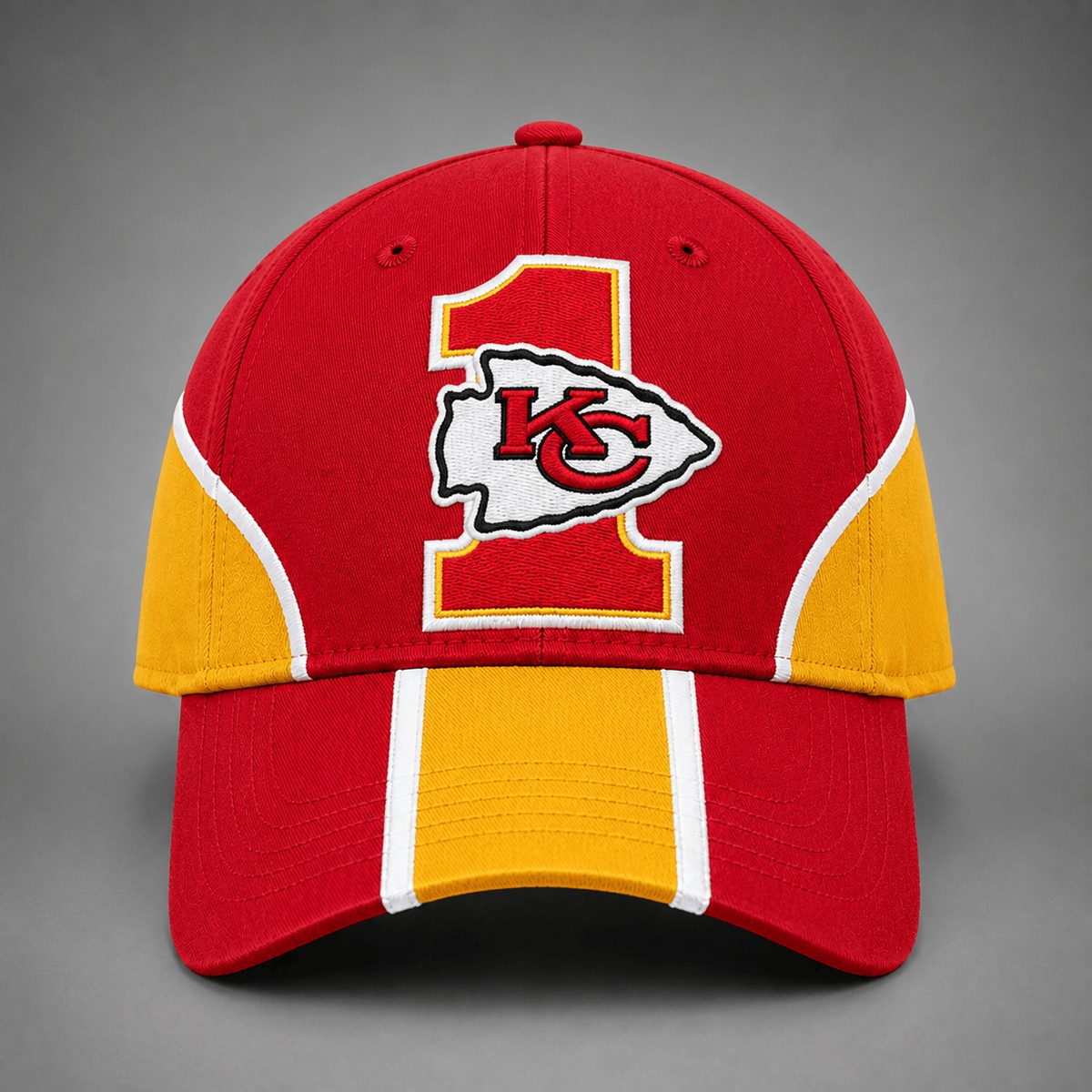 Kansas City Chiefs #1 Arrowhead Logo Baseball Cap