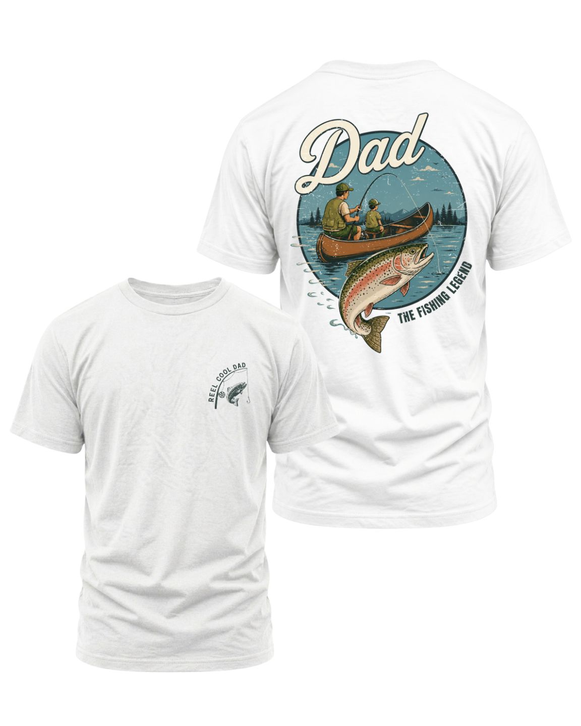 Dad The Fishing Legend T-shirt