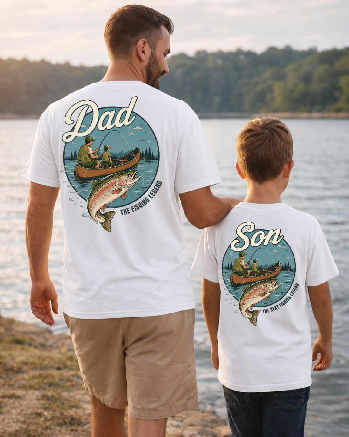 Dad The Fishing Legend T-shirt Main image