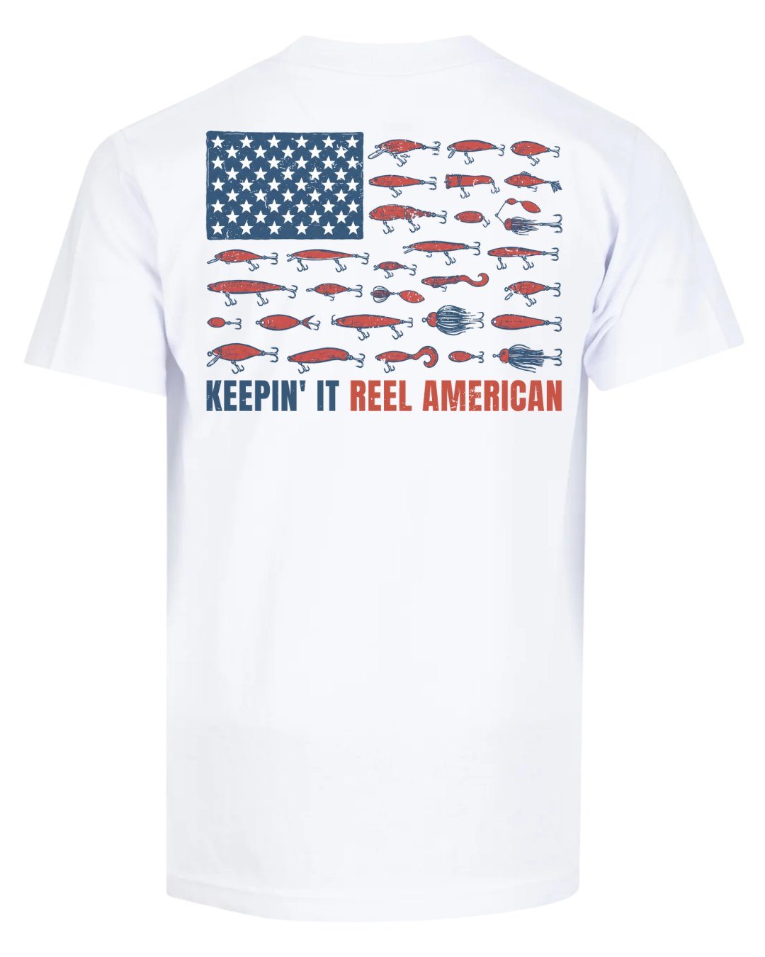 Keepin' It Reel American Flag T-shirt Main image