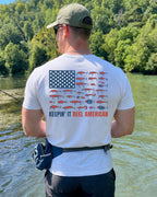 Keepin' It Reel American Flag T-shirt