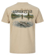 Fly Fishing Adventure Mountain T-shirt
