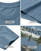 Fly Fishing Adventure Mountain T-shirt