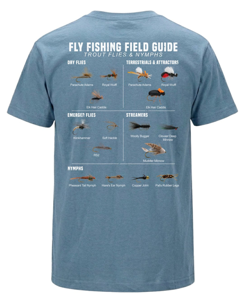 Fly Fishing Field Guide T-shirt