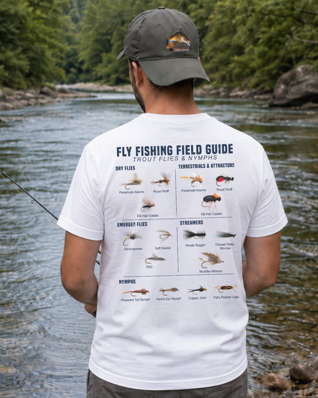 Fly Fishing Field Guide T-shirt