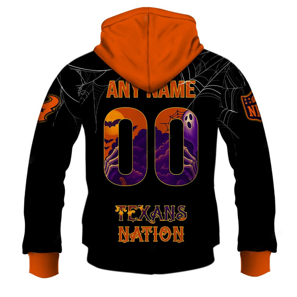 HOU X NFL Halloween Night 3D Shirt