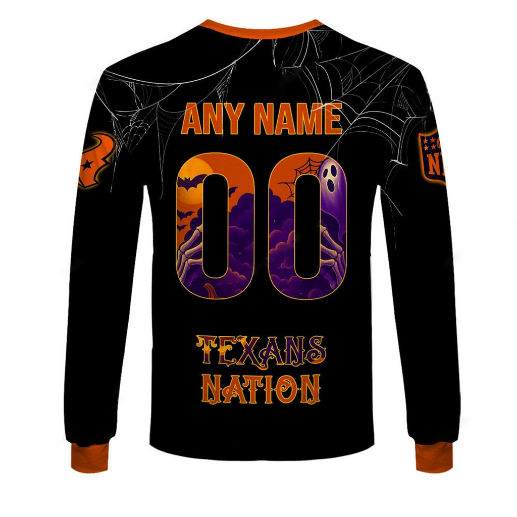 HOU X NFL Halloween Night 3D Shirt