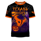 HOU X NFL Halloween Night 3D Shirt