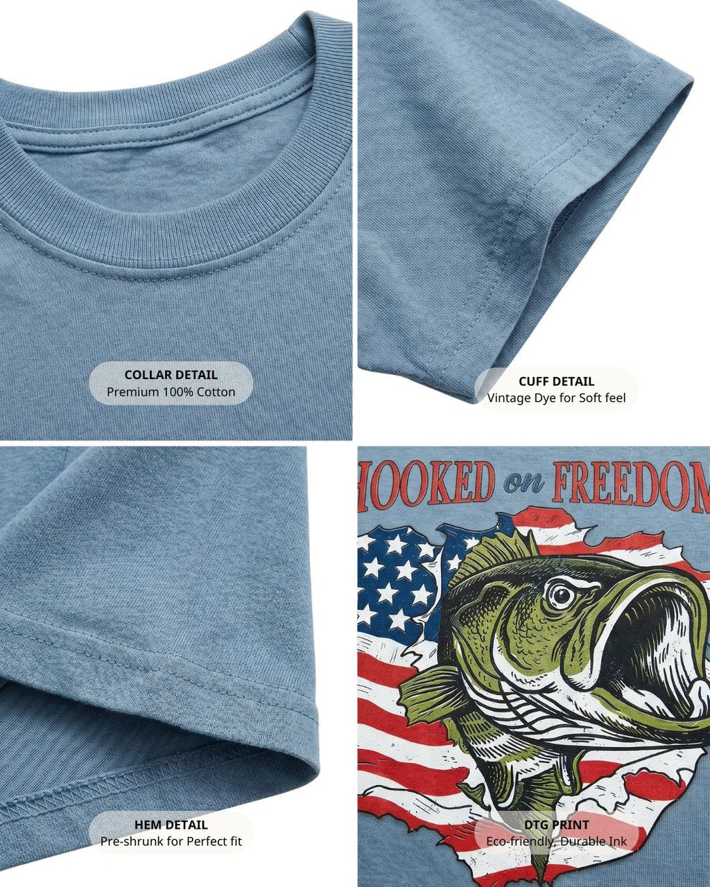 Hooked On Freedom T-shirt
