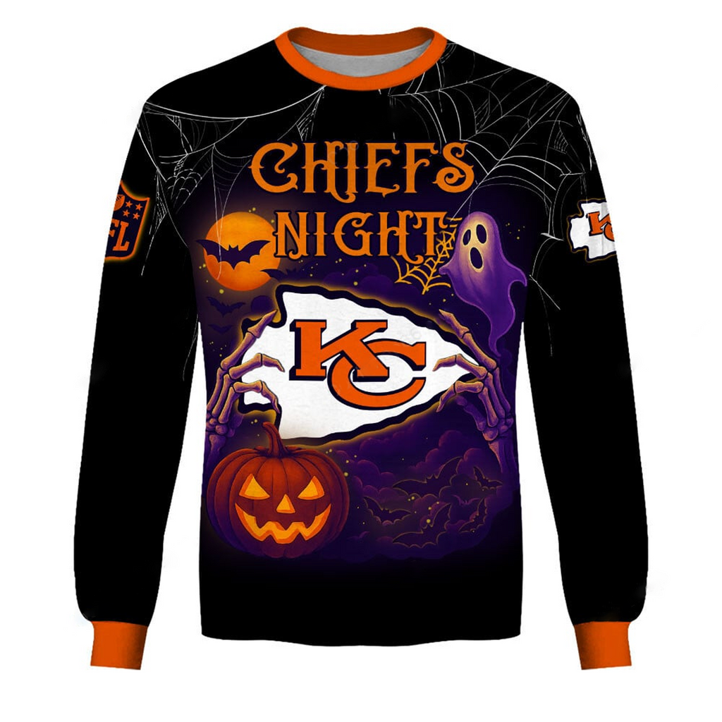 KC X NFL Halloween Night 3D Shirt