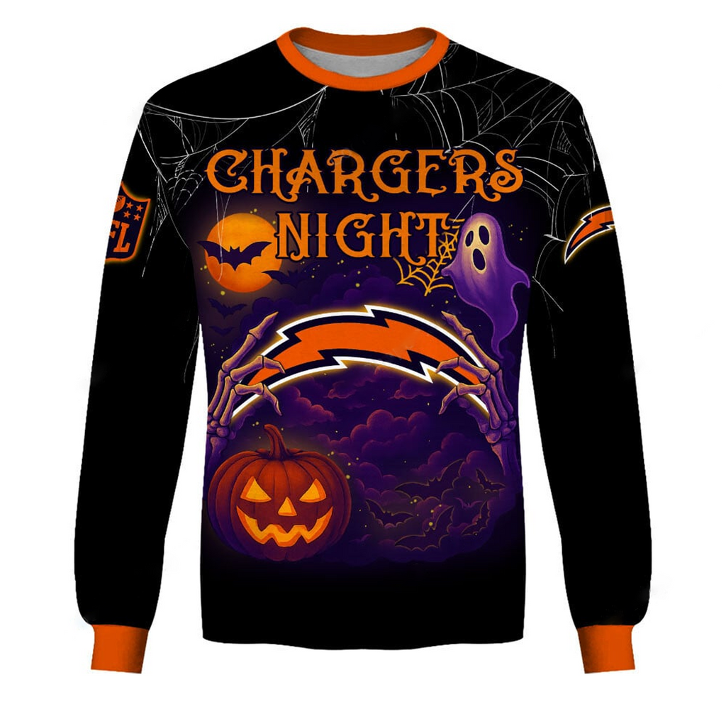 LAC X NFL Halloween Night 3D Shirt Custom Name For Fan