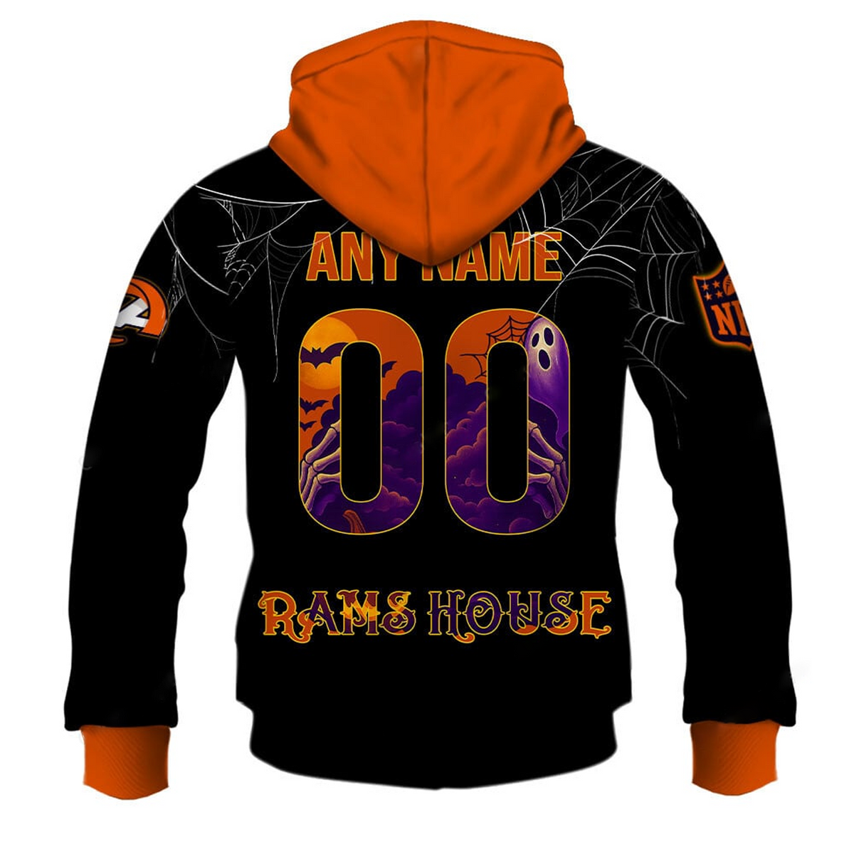 LAR X NFL Halloween Night 3D Shirt Custom Name For Fan
