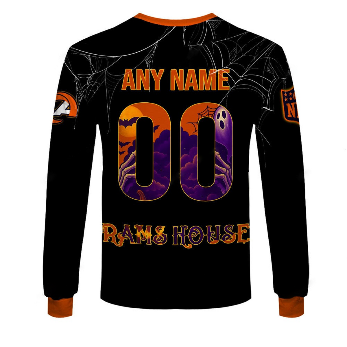 LAR X NFL Halloween Night 3D Shirt Custom Name For Fan