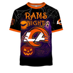 LAR X NFL Halloween Night 3D Shirt Custom Name For Fan