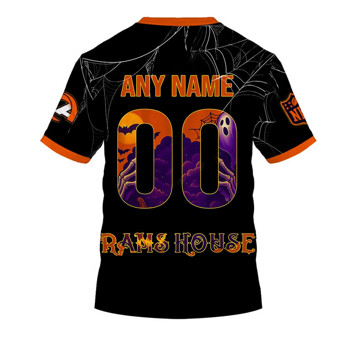 LAR X NFL Halloween Night 3D Shirt Custom Name For Fan