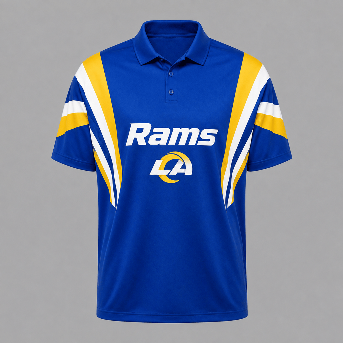 LAR x NFL Sleeve Collared Sports Polo Shirt Main image