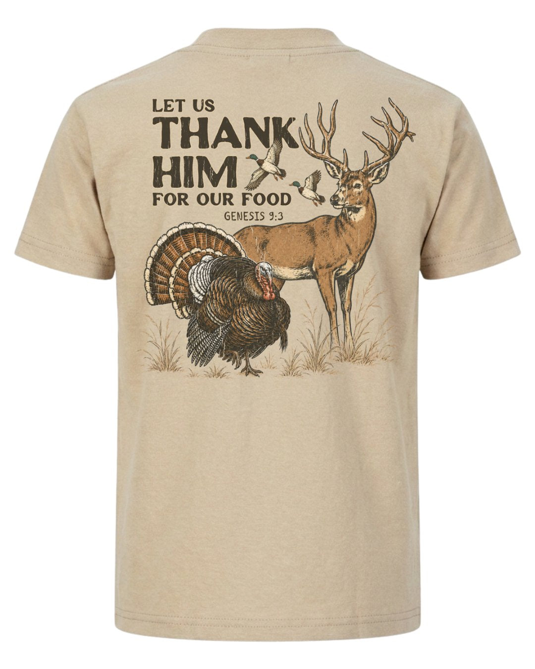 Let Us Thank Him For Our Food T-shirt Main image