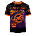 MIA X NFL Halloween Night 3D Shirt Custom Name For Fan