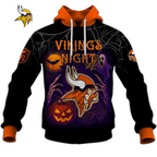 MIN X NFL Halloween Night 3D Shirt Custom Name For Fan