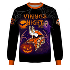 MIN X NFL Halloween Night 3D Shirt Custom Name For Fan