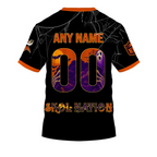 MIN X NFL Halloween Night 3D Shirt Custom Name For Fan