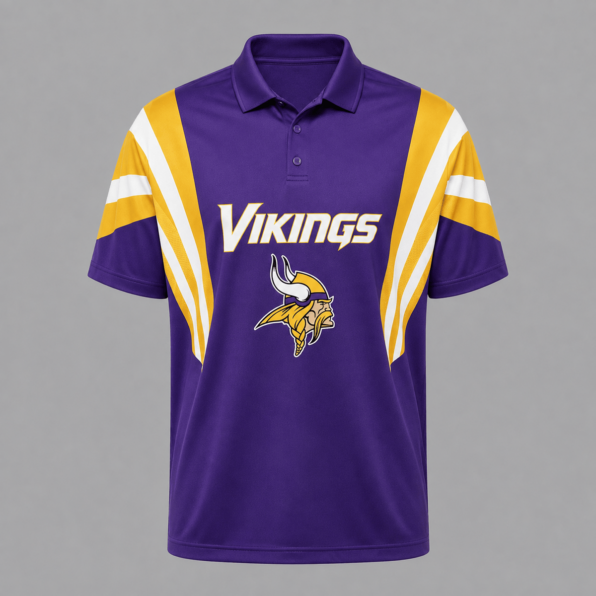 MIN x NFL Sleeve Collared Sports Polo Shirt Main image