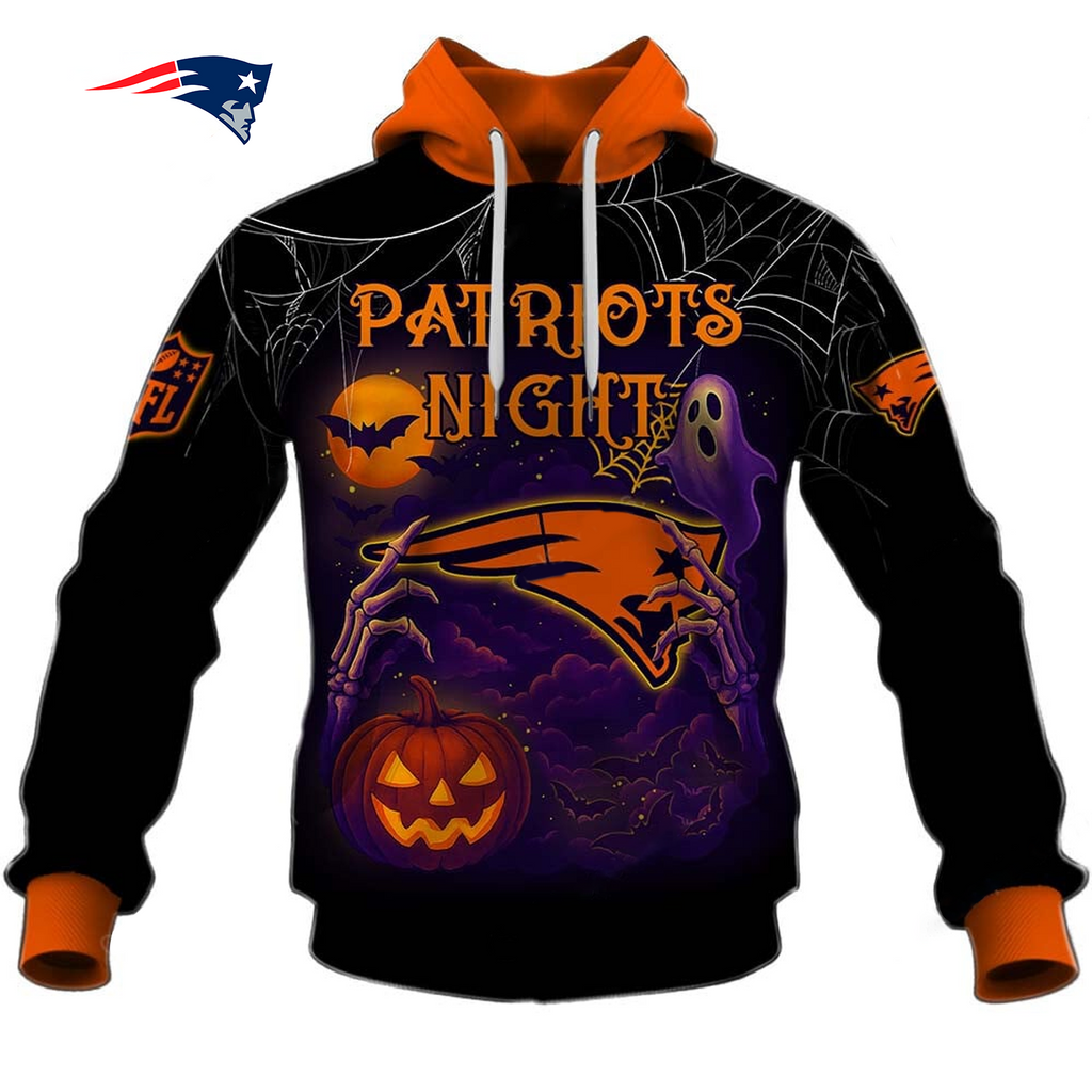 NE X NFL Halloween Night 3D Shirt