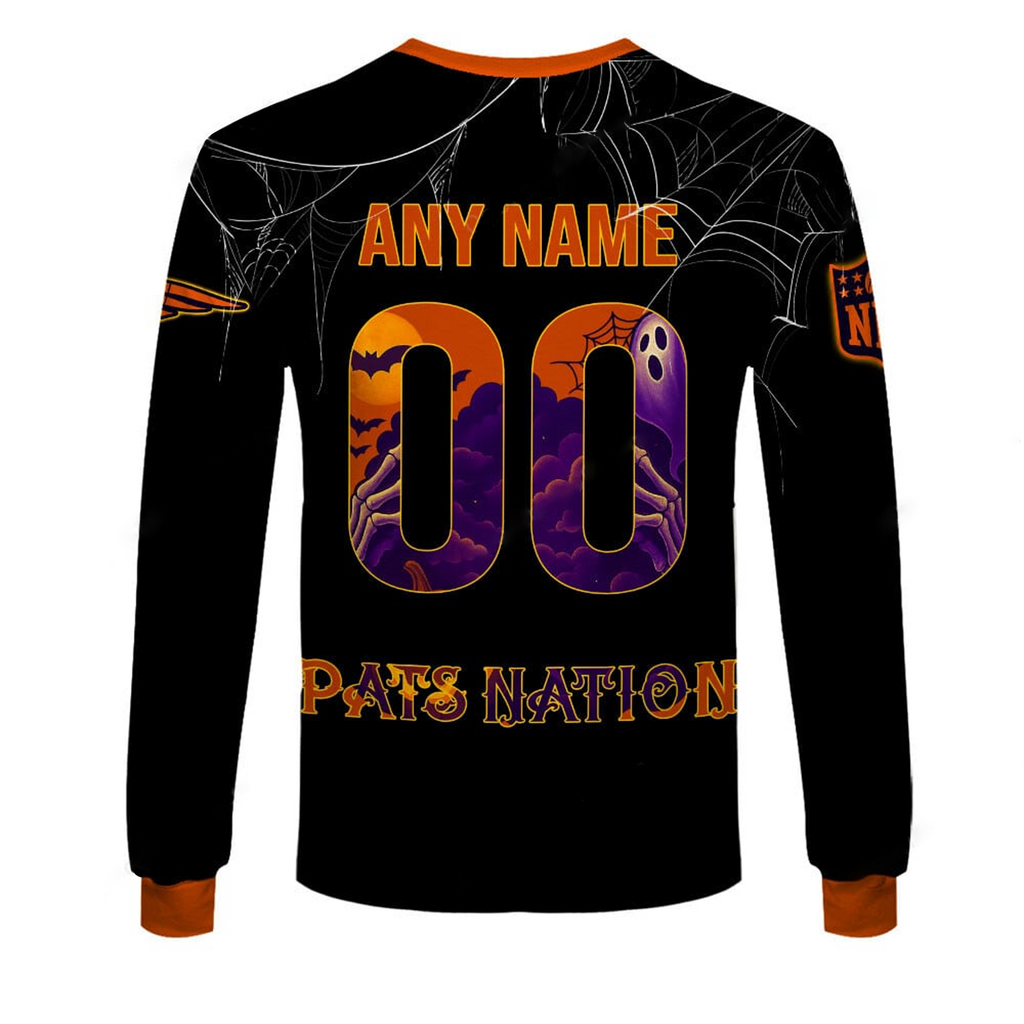 NE X NFL Halloween Night 3D Shirt