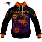 NE X NFL Halloween Night 3D Shirt